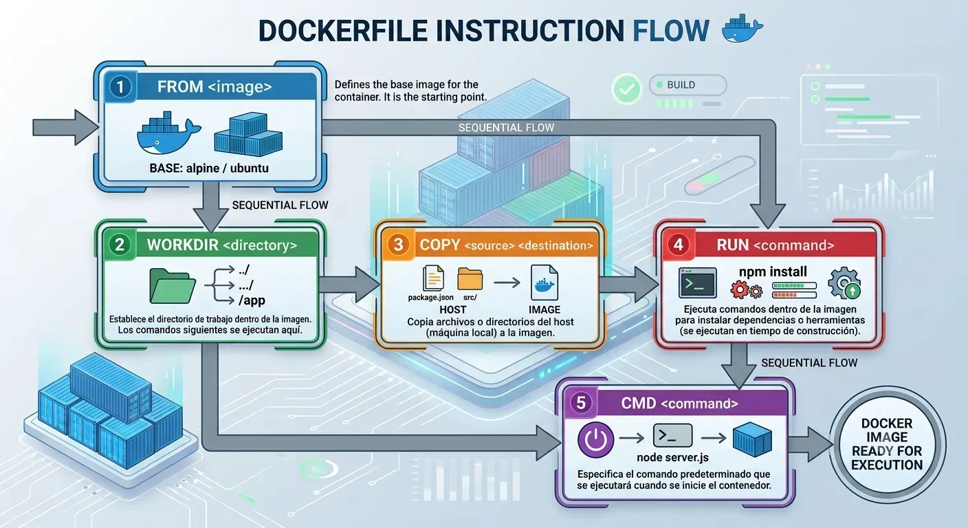 Dockerfile instructions